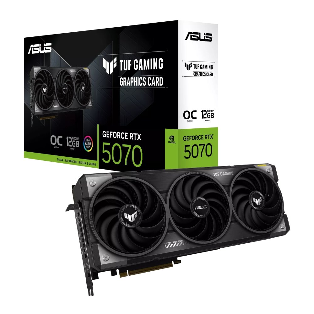 VGA ASUS TUF Gaming GeForce RTX 5070 12GB GDDR7 OC