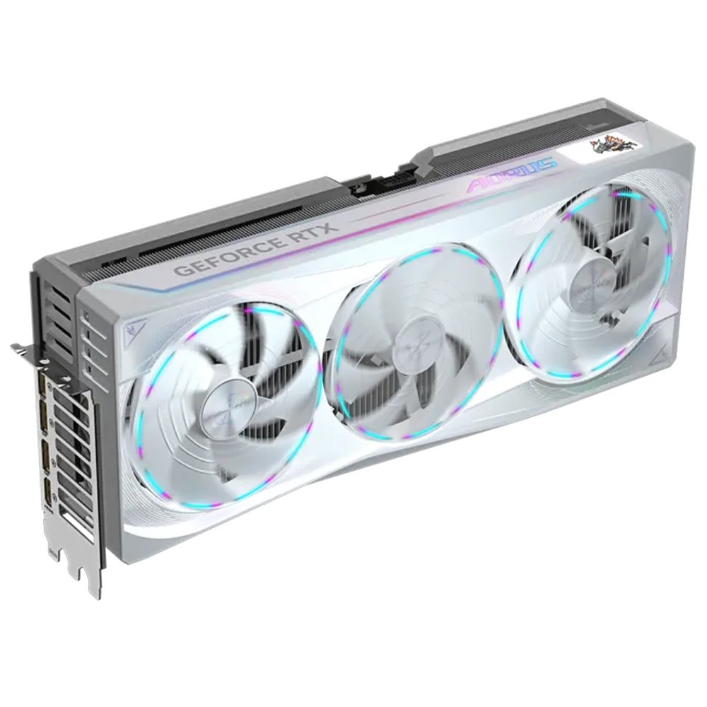 VGA GIGABYTE AORUS GeForce RTX 5090 MASTER ICE 32G GDDDR7, White