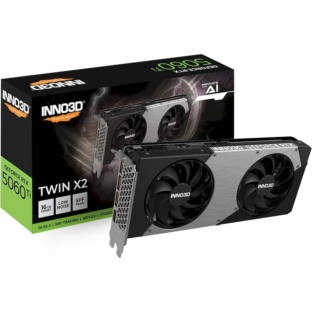 VGA INNO3D NVIDIA GeForce RTX 5060 Ti 16GB TWIN X2