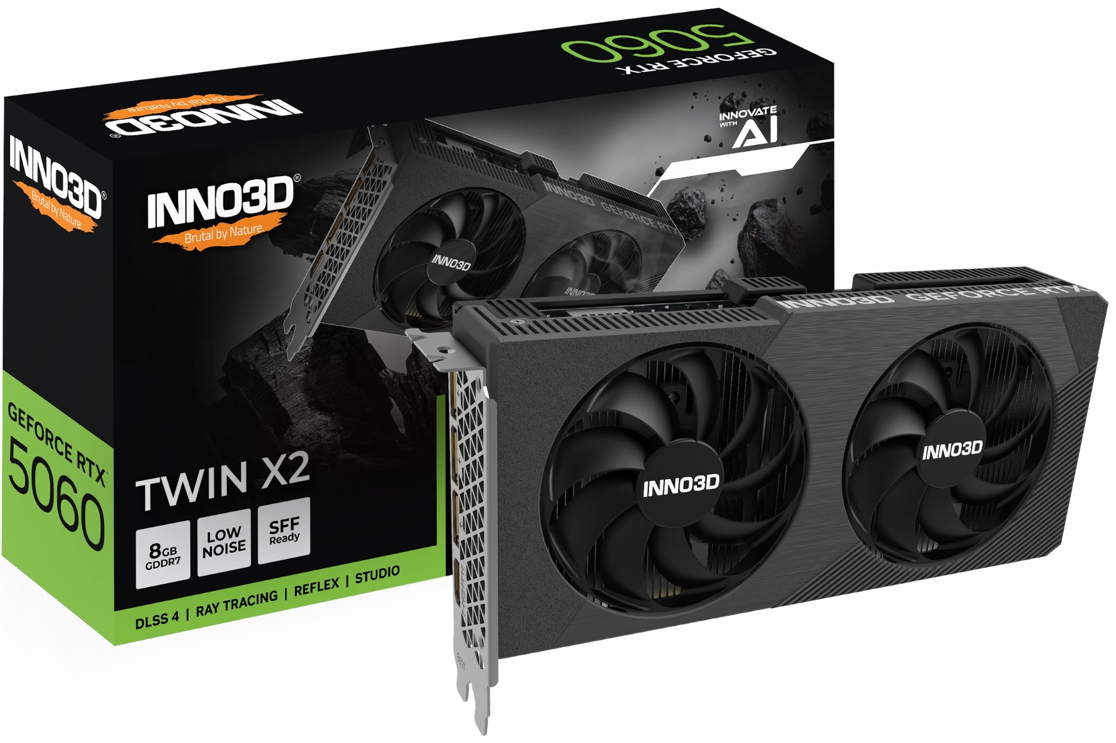 VGA INNO3D NVIDIA GeForce RTX 5060 Twin X2 8GB GDDR6