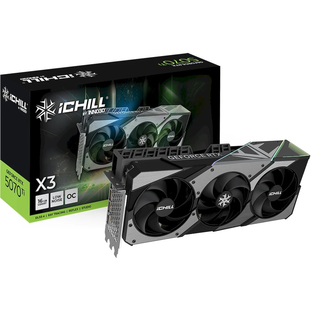 VGA INNO3D NVIDIA GeForce RTX 5070 Ti iICHILL X3 16GB GDDR7