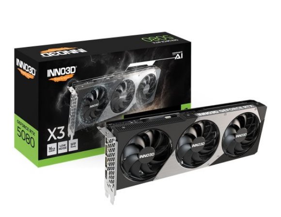 VGA INNO3D NVIDIA GEFORCE RTX 5080 X3 16GB GDDR7