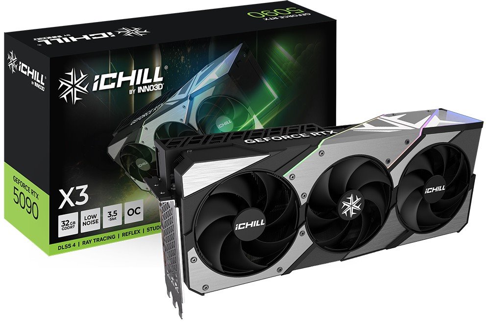 VGA INNO3D NVIDIA GeForce RTX 5090 ICHILL X3 32GB GDDR7