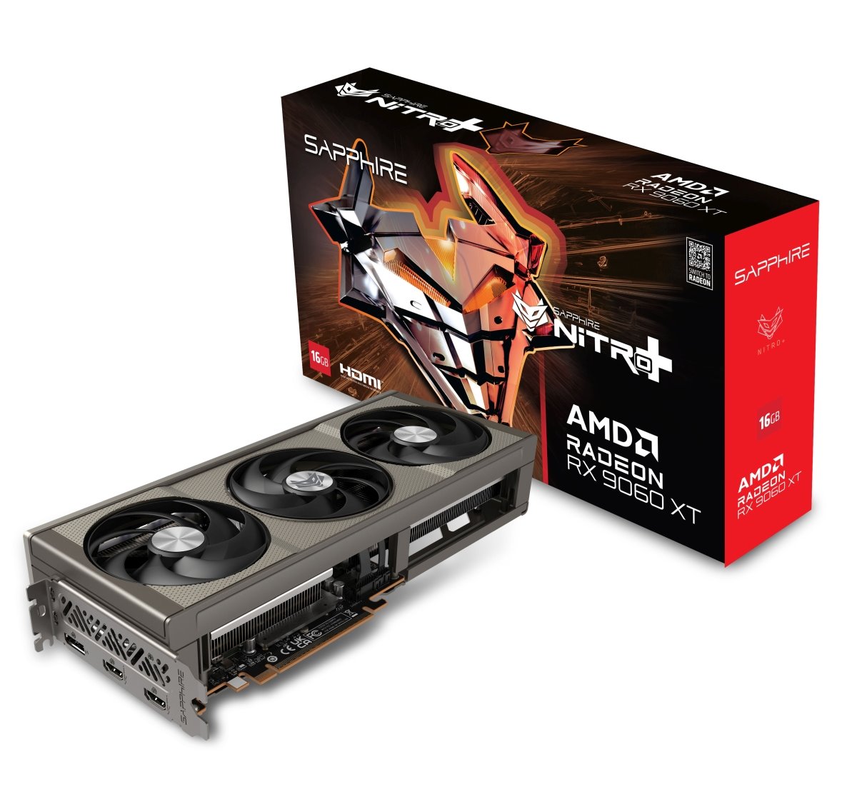 VGA SAPPHIRE NITRO+ AMD Radeon RX 9060 XT OC 16GB (pošk. obal)