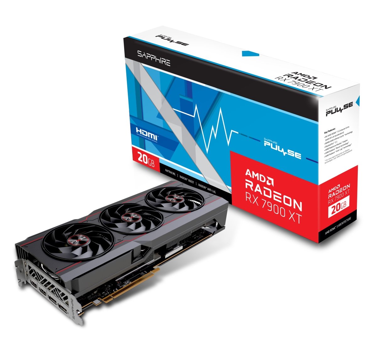 VGA SAPPHIRE PULSE AMD Radeon RX 7900 XT 20GB