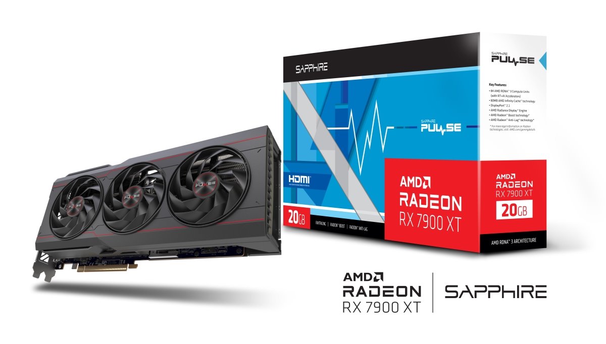 VGA SAPPHIRE PULSE AMD Radeon RX 7900 XT 20GB