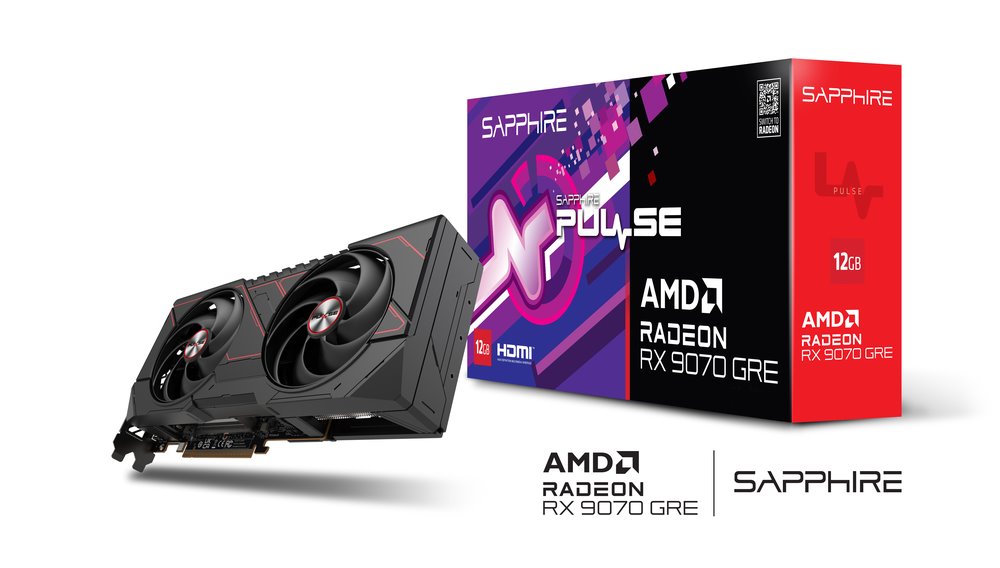 VGA SAPPHIRE PULSE AMD Radeon RX 9070 GRE OC 12GB GDDR6