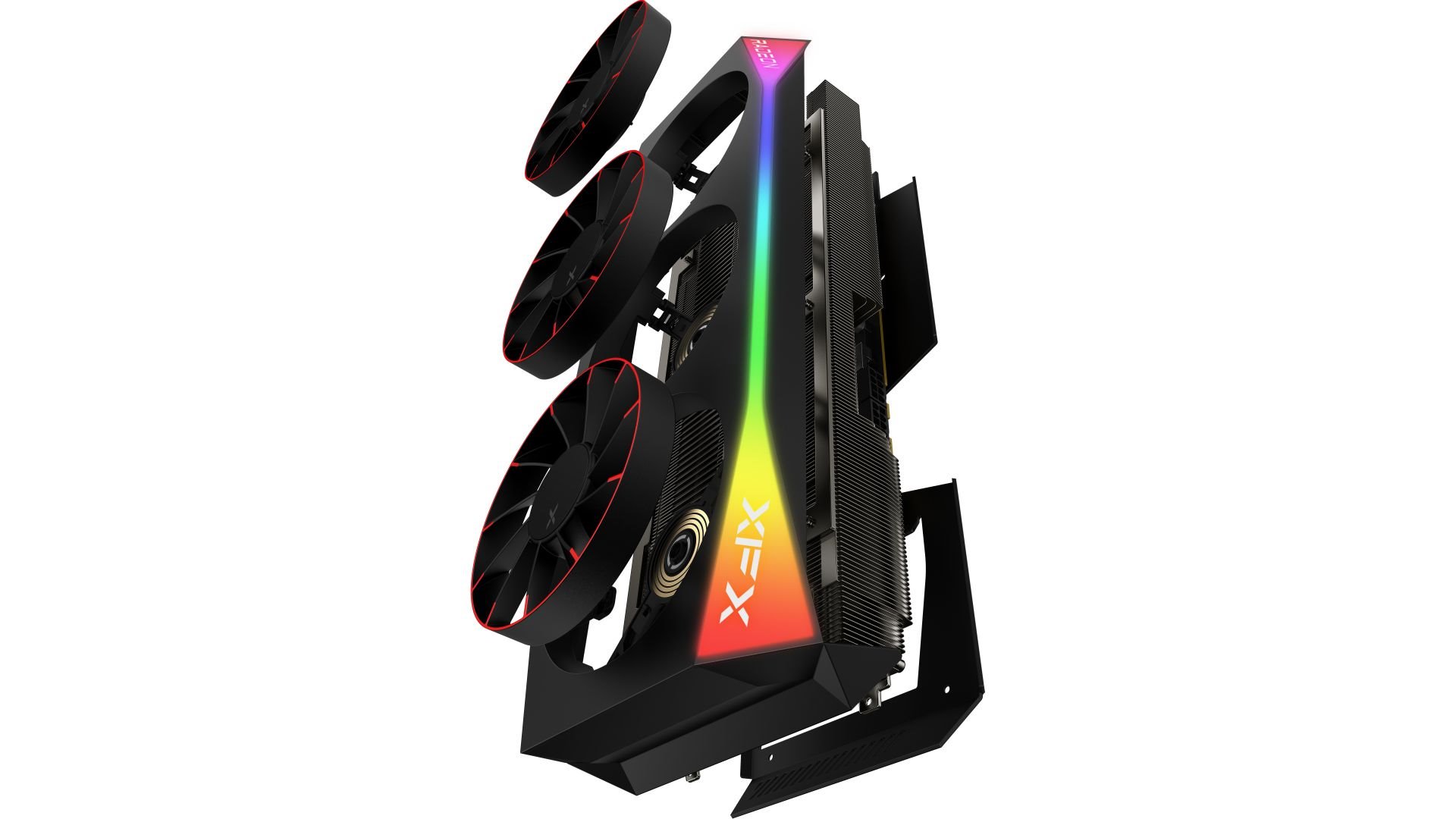 VGA XFX Mercury AMD Radeon RX 9070 XT OC 16GB GDDR6, Magnetic Air Edition RGB
