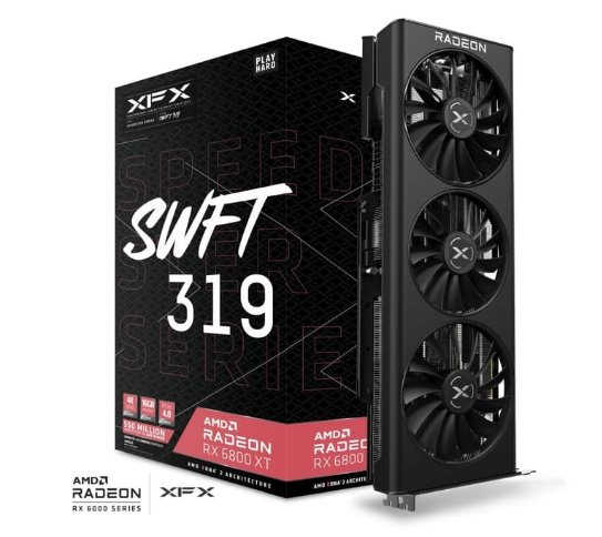 VGA XFX Speedster SWFT 319 AMD Radeon RX 6800 XT CORE 16GB GDDR6, AMD RDNA™ 2