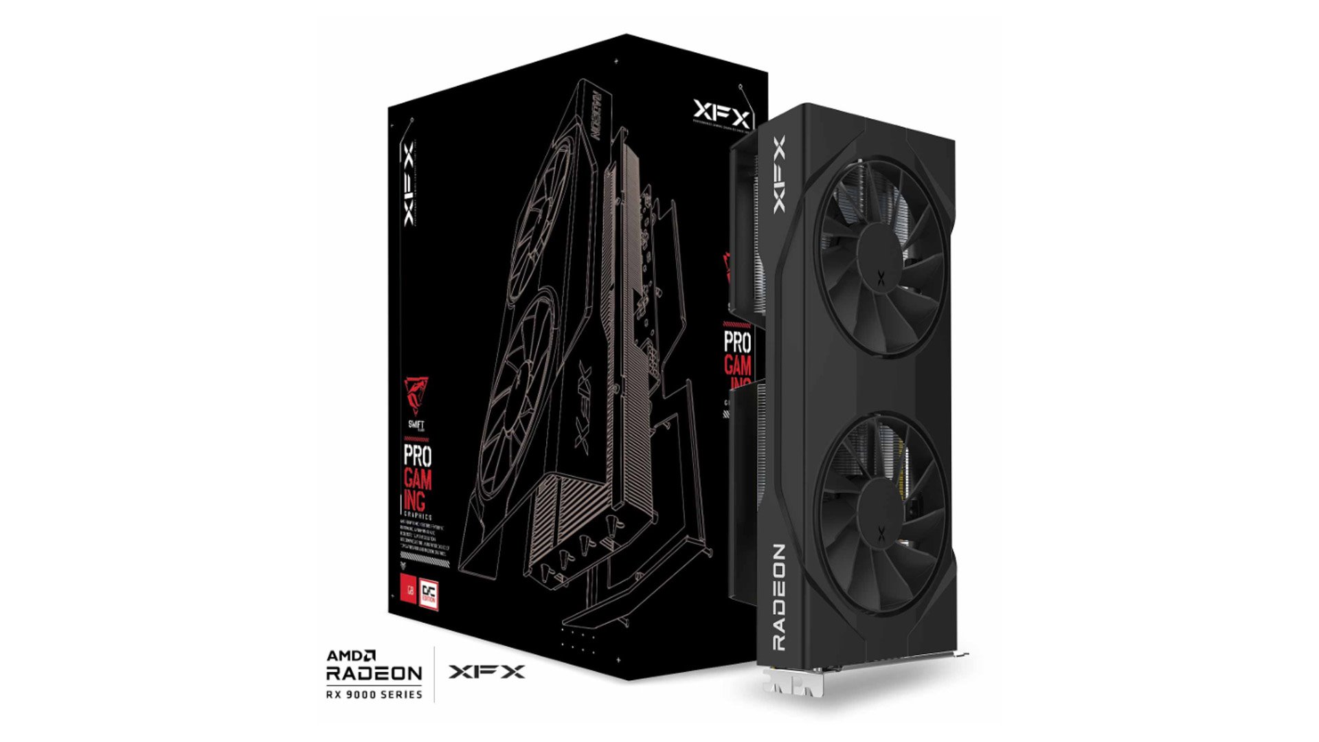 VGA XFX Swift AMD Radeon RX 9060 XT OC 16GB GDDR6 Gaming edition
