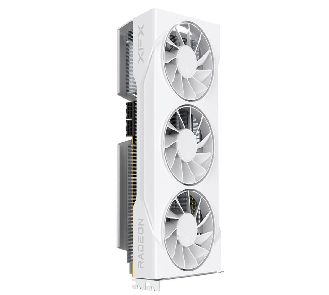 VGA XFX Swift AMD Radeon RX 9070 GRE 12GB GDDR6, Triple Fan Gaming, White