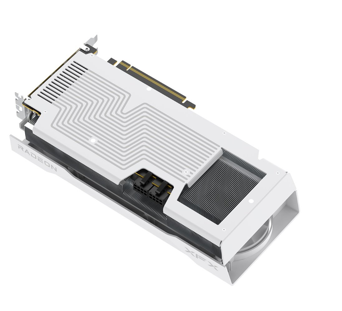VGA XFX Swift AMD Radeon RX 9070 GRE 12GB GDDR6, Triple Fan Gaming, White
