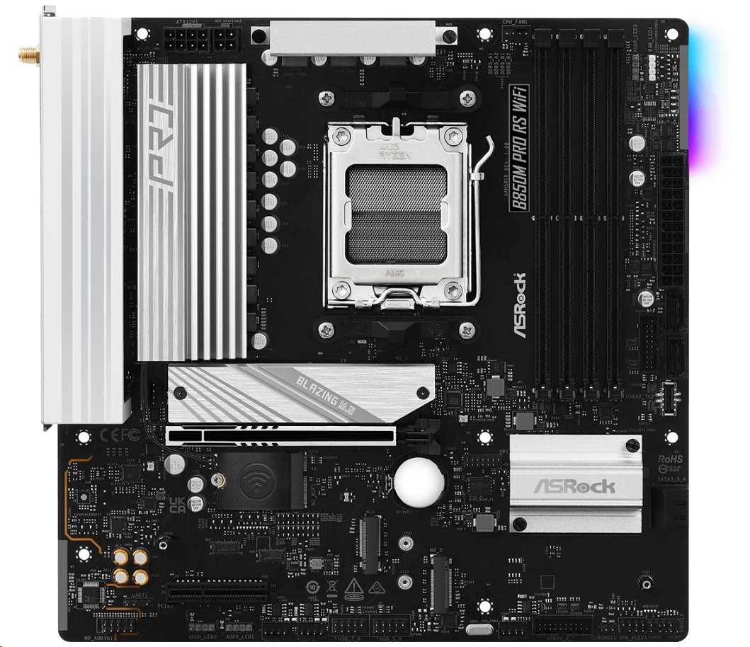 Výhodný set MB Asrock B850M PRO RS WIFI + VGA ASUS 5060 8GB OC + RAM