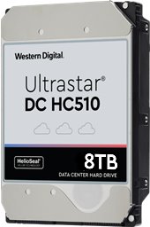 Western Digital Ultrastar DC HC510 / He10 8TB 256MB 7200RPM SAS 512E SE