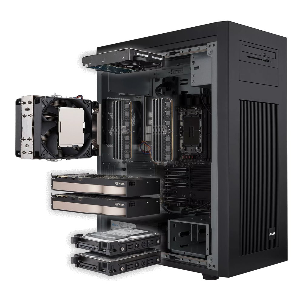 WS ASUS EC Pro ET700I W7, LGA4677, 8xDDR5, 6xPCIe, 2x2.5"/3x3.5", 2xM.2, 2x2.5Gb LAN, 1300W, Tower 3U