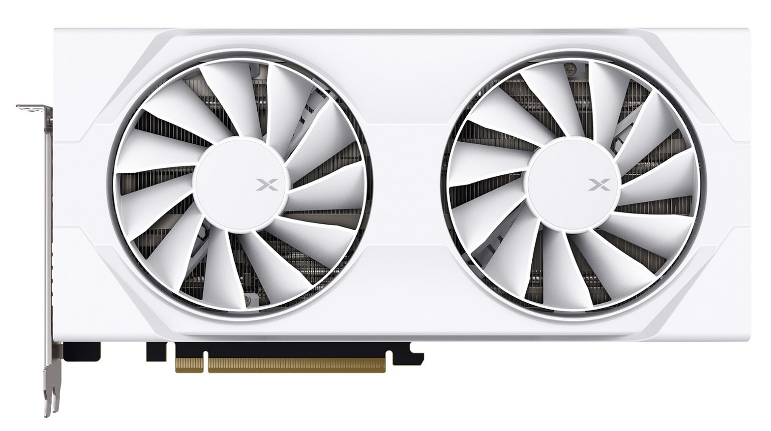XFX Swift AMD Radeon RX 9060 XT OC 8GB GDDR6 Gaming edition, dual fan - white