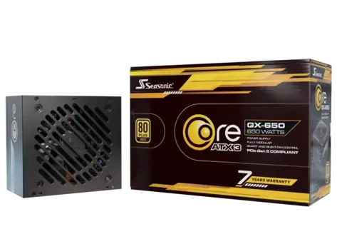 Zdroj 650W, Seasonic Core GX-650 Gold ATX 3.1, modular