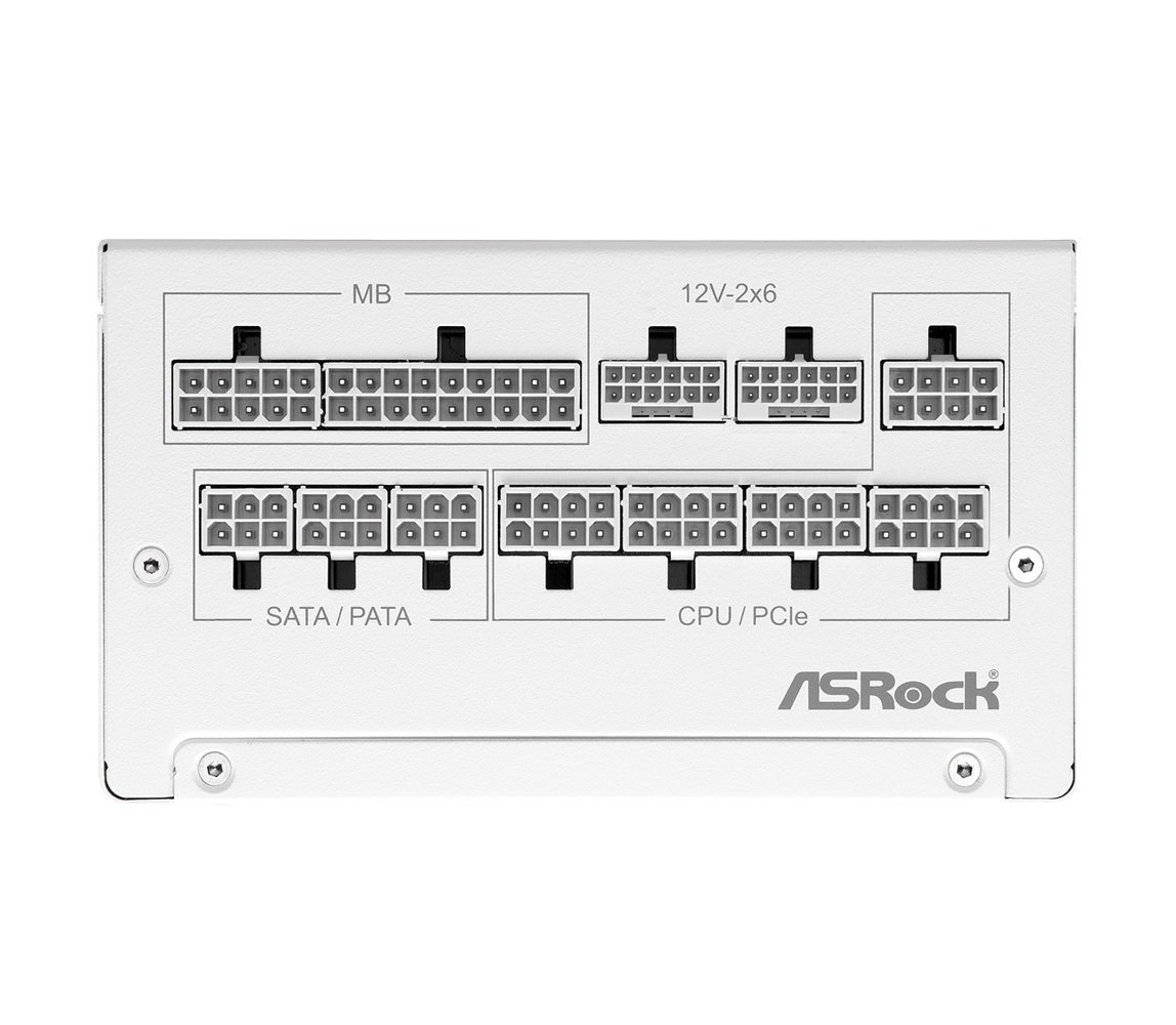 Zdroj Asrock Steel Legend SL-1000GW, 1000W, 80+ Gold, ATX 3.1, White, modular