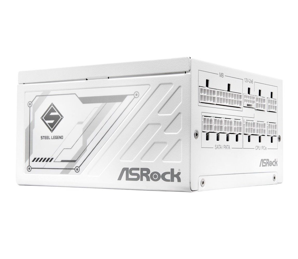 Zdroj Asrock Steel Legend SL-850GW, 850W, 80+ Gold, ATX 3.1, White, modular