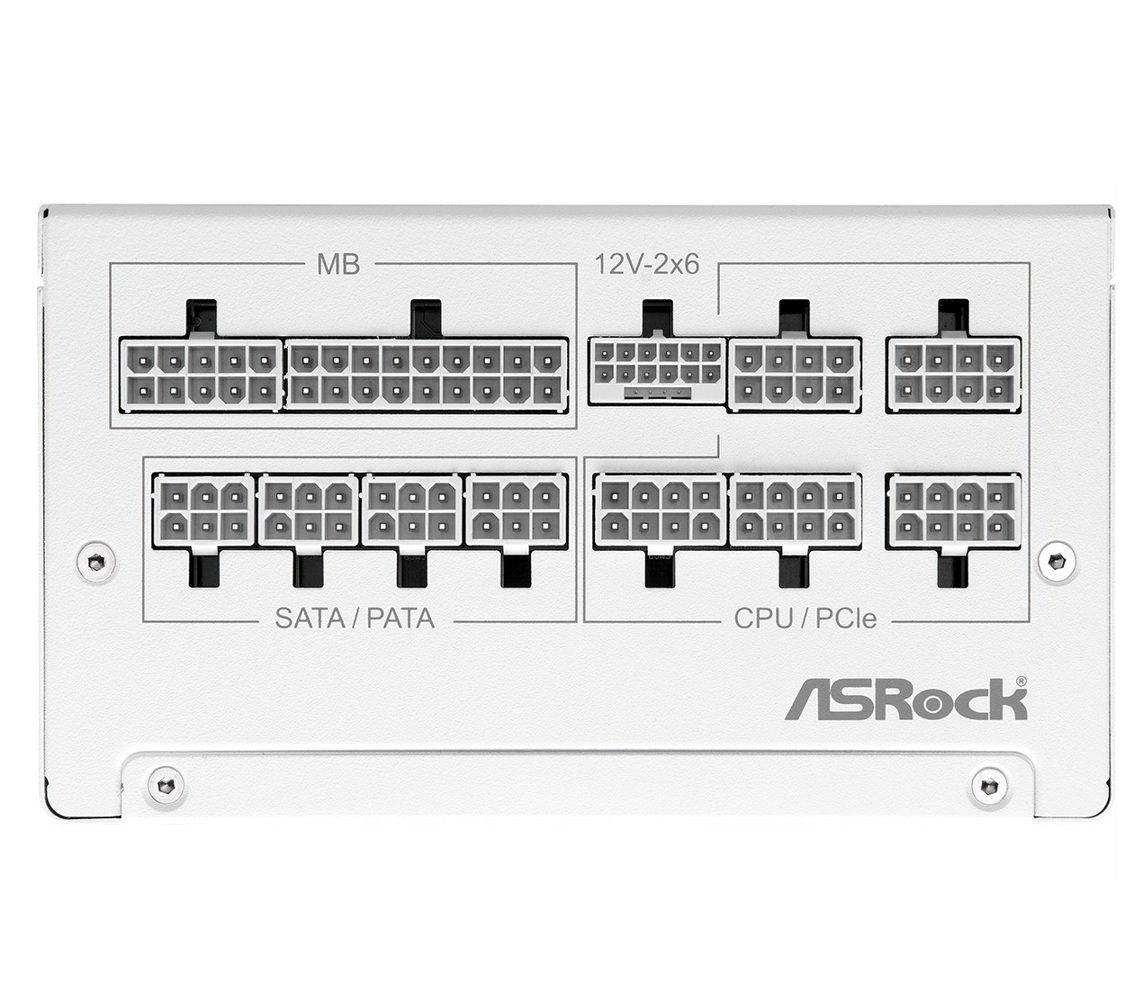 Zdroj Asrock Steel Legend SL-850GW, 850W, 80+ Gold, ATX 3.1, White, modular