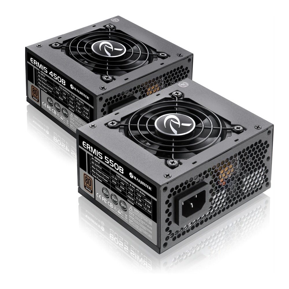 Zdroj Raijintek ERMIS 550B SFX - 550W, 80+ Bronze