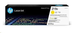 Žltá originálna tonerová kazeta s vysokou výťažnosťou HP 219X LaserJet 2500 stran