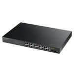ZyXEL GS1900-24HP, 24p (24Gigabit RJ45 + 2 SFP,), POE IPv6, WebManaged, Rackmount