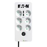 EATON Protection Box 6 USB FR, přepěťová ochrana, 6 výstupů, zatížení 10A - poškozená krabice