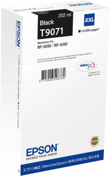 Epson atrament WF-6xxx series black XXL - 202ml