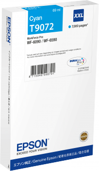 Epson atrament WF-6xxx series cyan XXL - 69ml