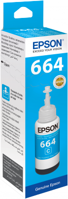 Epson inkoustová náplň L100/L200/L210/L355/L550 Cyan 70ml