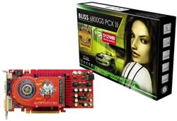 Gainward GeForce BLISS 6800GS-GLH PCIe 512MB GDDR3/1.4ns