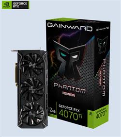 GAINWARD RTX 4070 Ti Phantom Reunion 12GB GDDR6X 3-DP HDMI - white box, opravená karta od výrobce