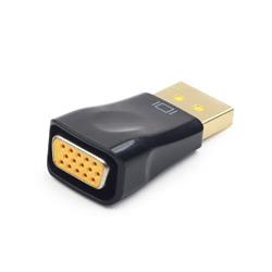 Gembird adaptér DisplayPort (M) na VGA (F), čierny