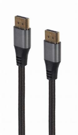 Gembird kabel DisplayPort (M/M), 8K, Premium, 1,8 m, černý