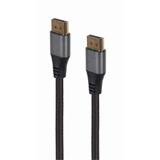 Gembird kabel DisplayPort (M/M), 8K, Premium, 1,8 m, černý