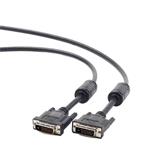 Gembird kabel DVI (M - M) video dual link, 3m, černý, bulk balení
