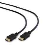 Gembird kabel HDMI High speed (M - M), série Select, Ethernet, pozlacené konektory, 0,5 m, černý