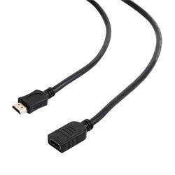 Gembird kabel HDMI (M) na HDMI (F) High speed, Ethernet, prodlužovací, 3 m, černý