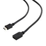 Gembird kabel HDMI (M) na HDMI (F) High speed, Ethernet, prodlužovací, 3 m, černý