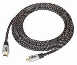 Gembird kabel prémiový HDMI, standard speed (M - M), pozlacené konektory, opletený, 4.5 m, blister