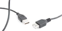 Gembird kabel USB 2.0 (AM - AF), prodlužovací, 0.75 m, černý