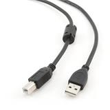 Gembird kabel USB 2.0 AM na USB 2.0 BM, prémiový, 1.8m, černý