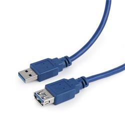 Gembird kabel USB 3.0 (AM - AF), prodlžovací, 1.8 m, modrý
