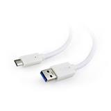 Gembird kabel USB 3.0 (AM) na USB 3.1 (CM), 0.1 m, bílý