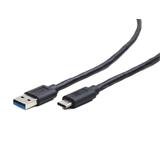 Gembird kabel USB 3.0 (AM) na USB 3.1 (CM), 1.8 m, černý