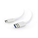 Gembird kabel USB 3.0 (AM) na USB 3.1 (CM), 1 m, bílý