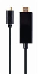 Gembird kabel USB-C (M) na HDMI (M), 4K, 60Hz, 2m, černý