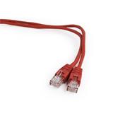 Gembird patch kabel CAT5e, UTP, 0.25 m, červený