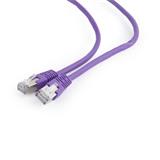Gembird patch kabel Cat6 FTP, 0.5 m, fialový